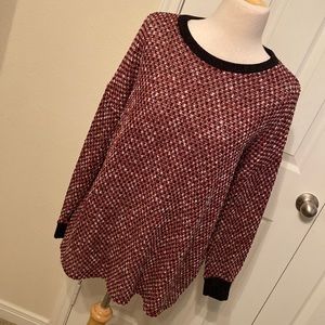 NWOT Cherish Open Knit Crew Neck Sweater